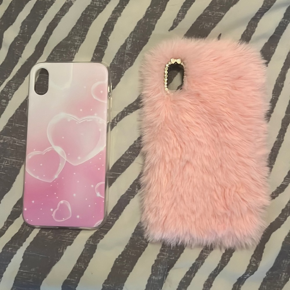 Bundle of Cute Pink IPhone XR Phone Cases
